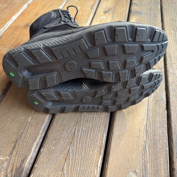 TIMBERLAND LMT RELEASE BLACK FLYROAM TACTICAL LACE UP LEATHER BOOT - MENS 11 - Picture 10 of 11